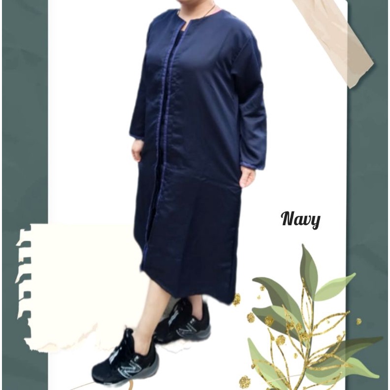 long tunik polos lengan panjang