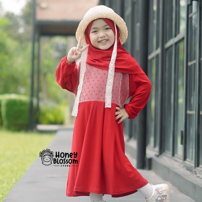 HONEYBLOSSOM gamis anak bayi perempuan / gamis bayi alesha