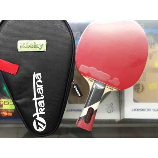 Termurah (yrc-1272) BET TENIS MEJA KATANA KB-06 CARBON PRO NANO - BONUS COVER - ORIGINAL