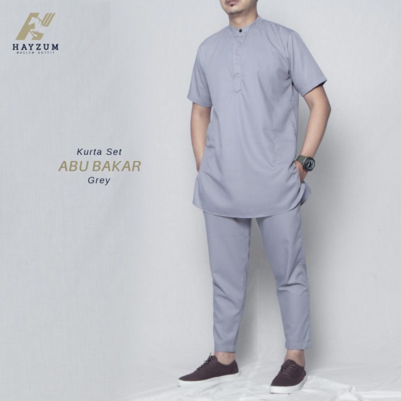 Kurta Dan Sirwal Abu Bakar by Hayzum ( Kurta 150rb dan Celana 150rb Di Jual TERPISAH )