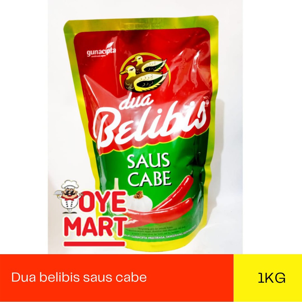 DUA BELIBIS SAUS CABE 1KG PREMIUM / SAOS CABE