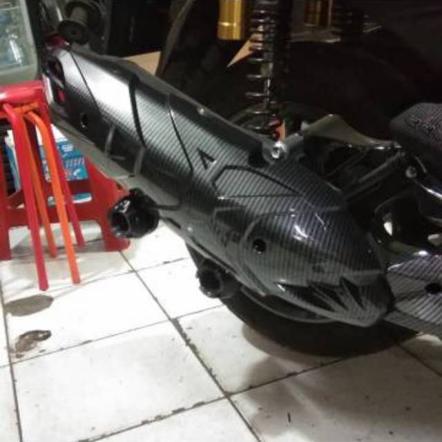 COVER KNALPOT NMAX NEW NMAX 2020 CARBON