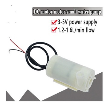 Pompa Air Celup Hisap Mini Mikro Micro Submersible Water Pump DC Kolam
