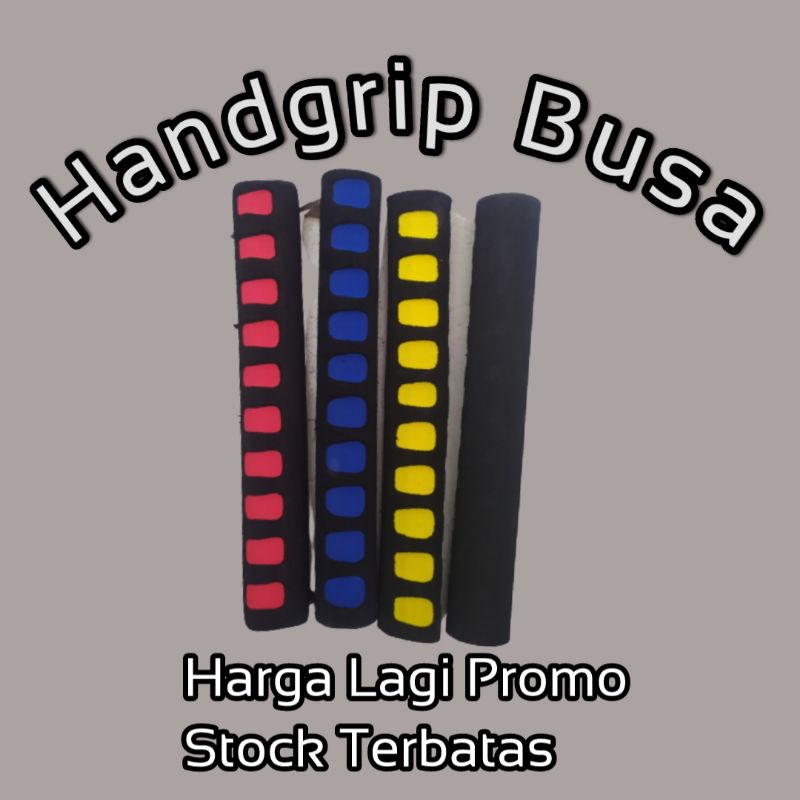 Handgrip Busa Warna Stang Motor Sepeda Balap - Grip Handfat - Spon Pull Up Bar