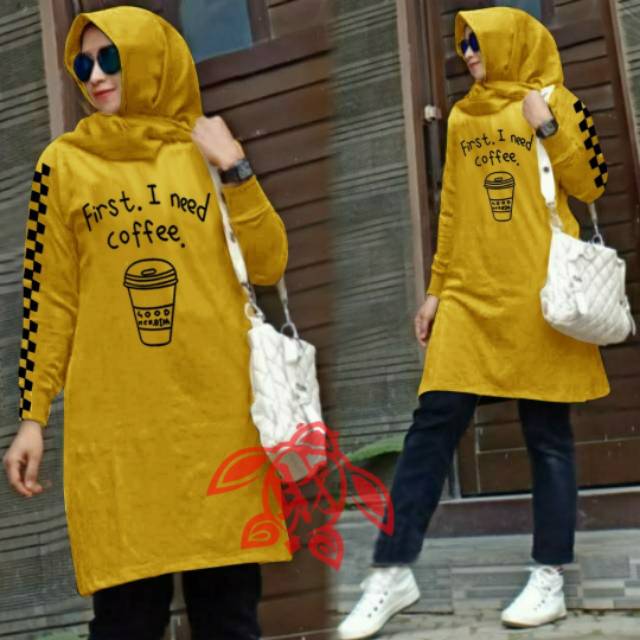 TUNIK JUMBO MARGERI KOPI 5 warna