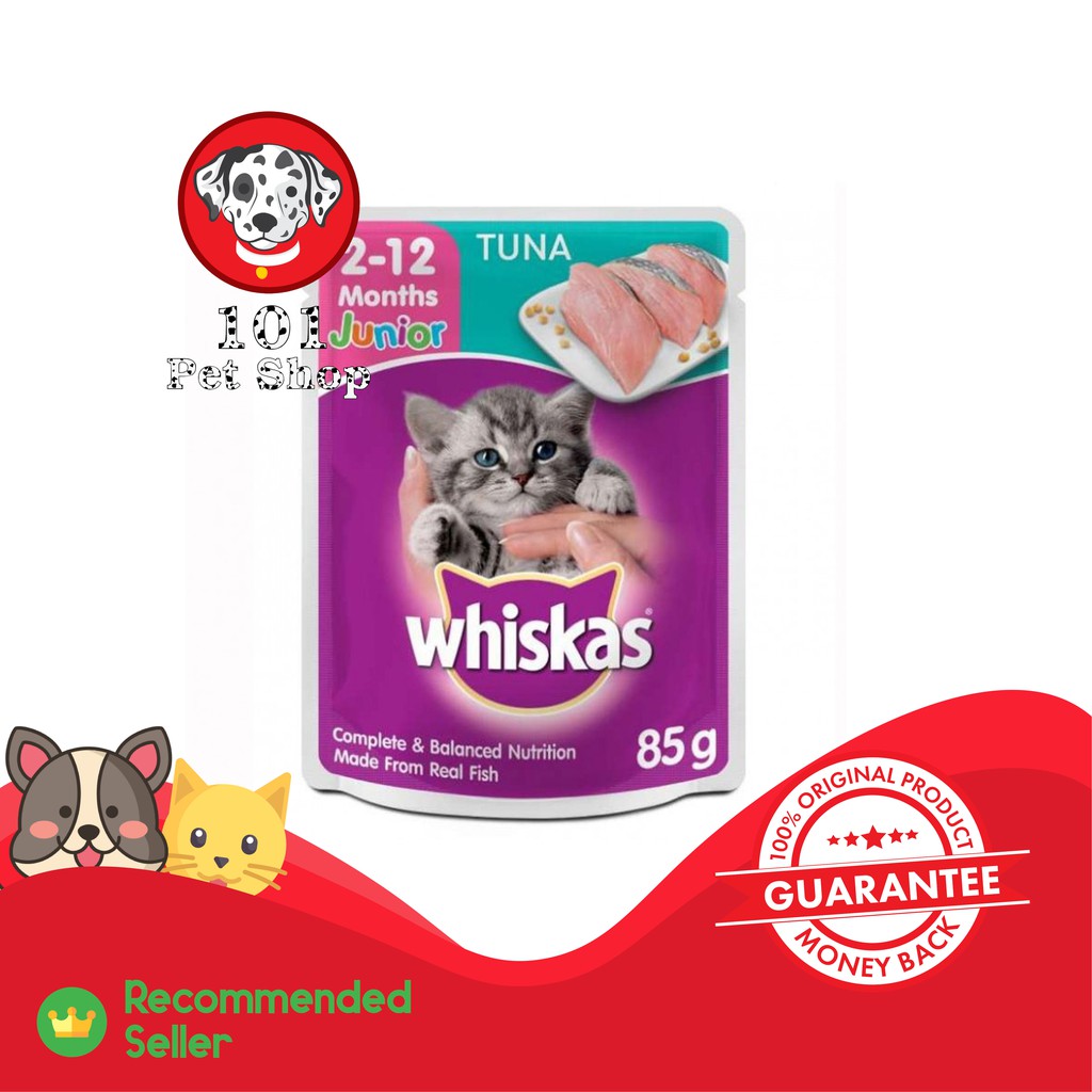 Makanan Kucing Whiskas Junior Tuna 85gr Shopee Indonesia