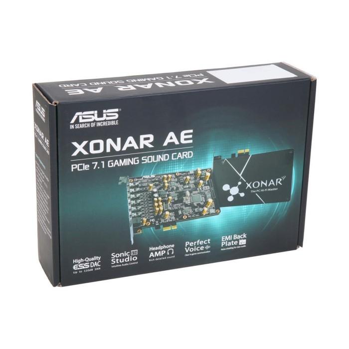 Asus Xonar Ae 7.1 Pcie Express Gaming Sound Card Hi-Res Audio High Dac