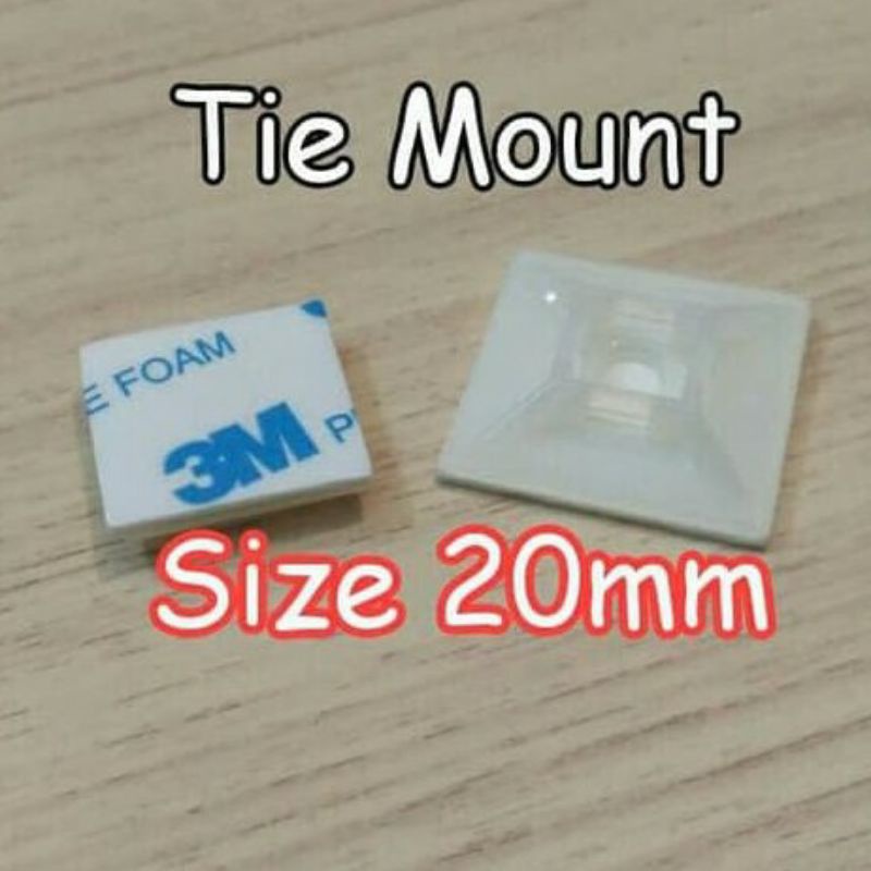 Tie Mount Dudukan Kabel Ties Mount Tie Cable Tie Holder
