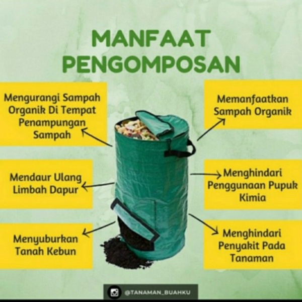 Promo Compost Bag 80 Liter - Compos Bag Medium - Kompos Bag Murah