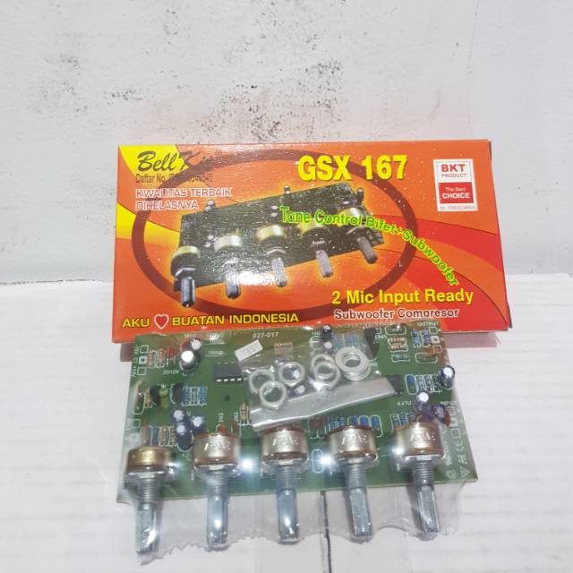 Tone control GSX 167 MEREK BELL KIT (SUBWOOFER)