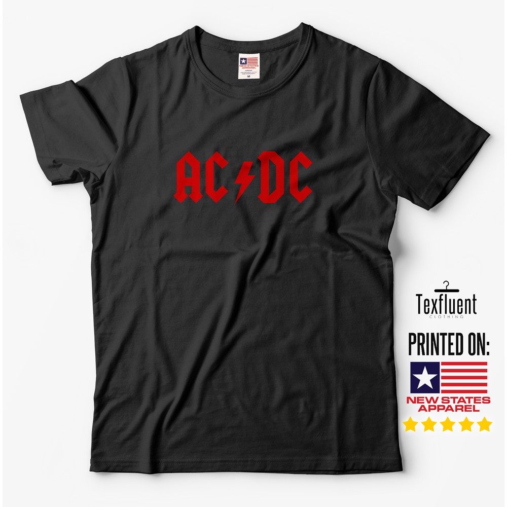 Kaos Band ACDC T Shirt Baju Band Metal Rock Konser Tour