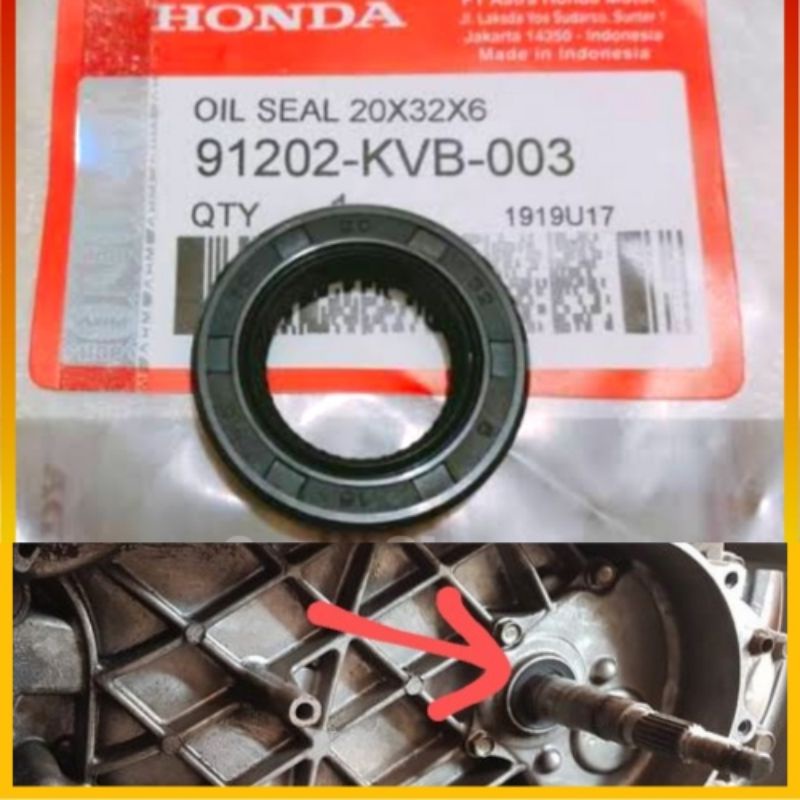 Seal As Pully Gardan Beat Scoopy Vario110 Belakang Bagian CVT