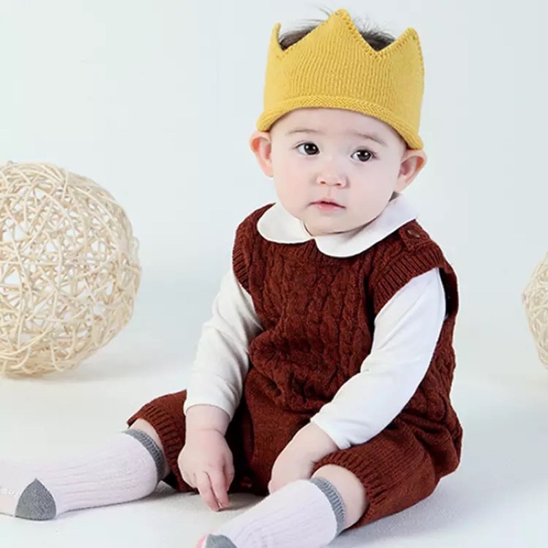 Baby crown / baby knit crown