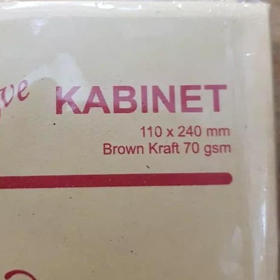 

➶ Amplop Coklat kabinet ♙