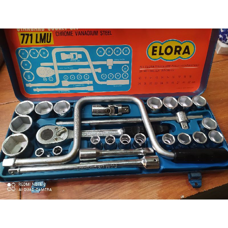 Kunci Sok Set Elora 10 32mm 26pcs Germany Shopee Indonesia