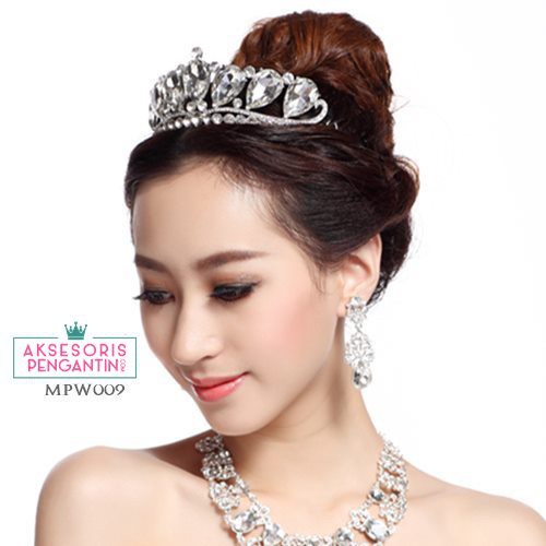 [TOKO TERPERCAYA] AKSESORIS WANITA MAHKOTA PENGANTIN HEADPIECE WEDDING MPW009