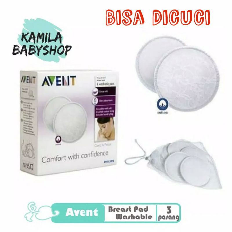 Jual Breast Pad Avent Washable /Avent Breast Pad/Breast Pad Bisa Cuci