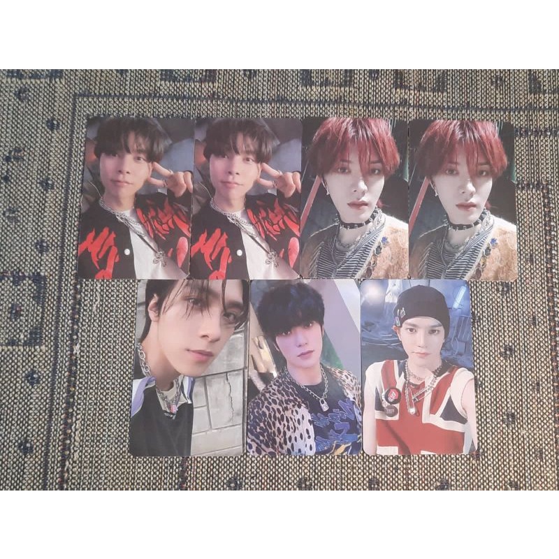 photocard johnny, yuta, hendery, jaehyun, taeyong jewel universe