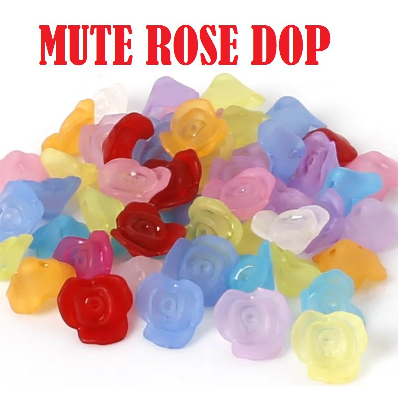 Mote bunga mawar (rose dop )/harga /pon