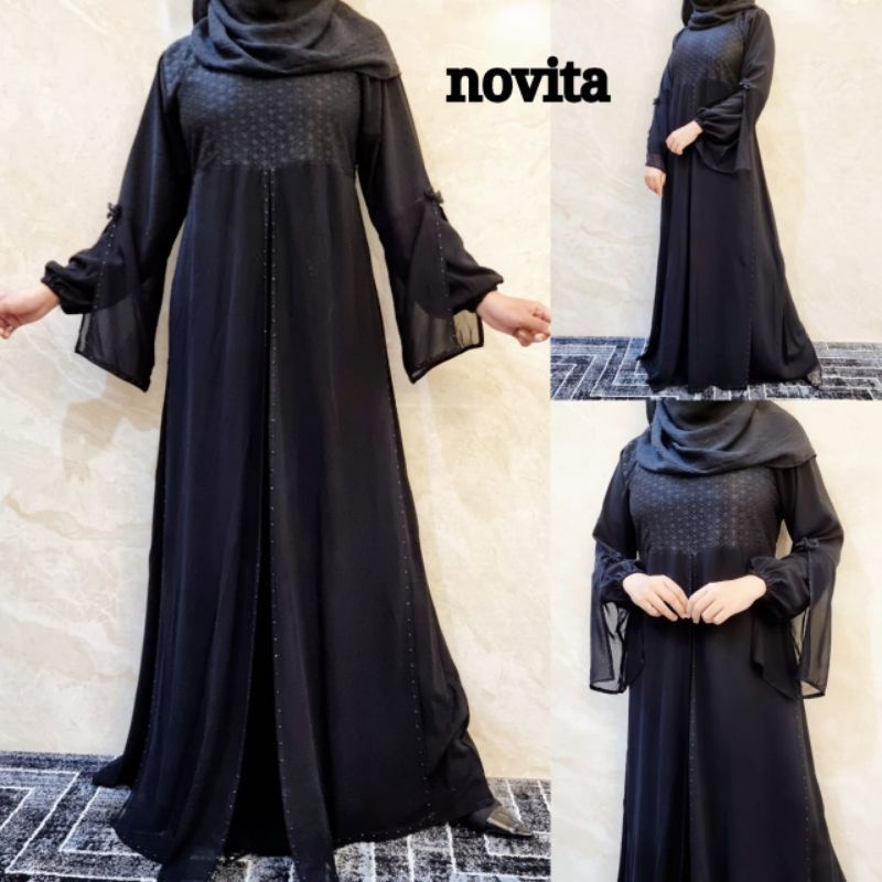 abaya arab novita maxi dress abaya hitam arab
