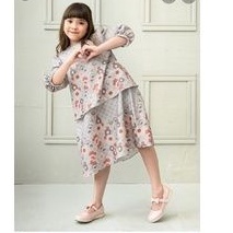 wearing klamby little lily warna sea rose preloved like new size L