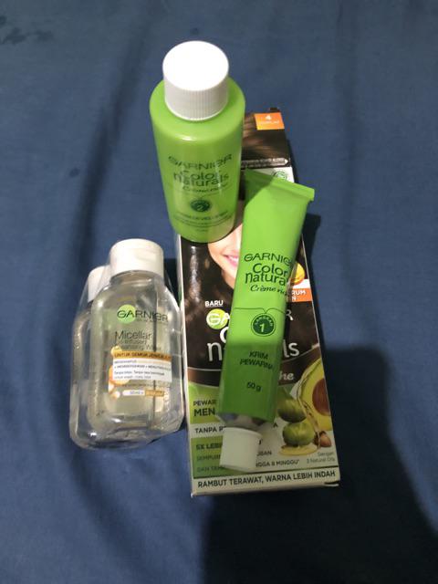  Garnier  Color Naturals 4 Cat  Rambut  Brown Shopee Indonesia