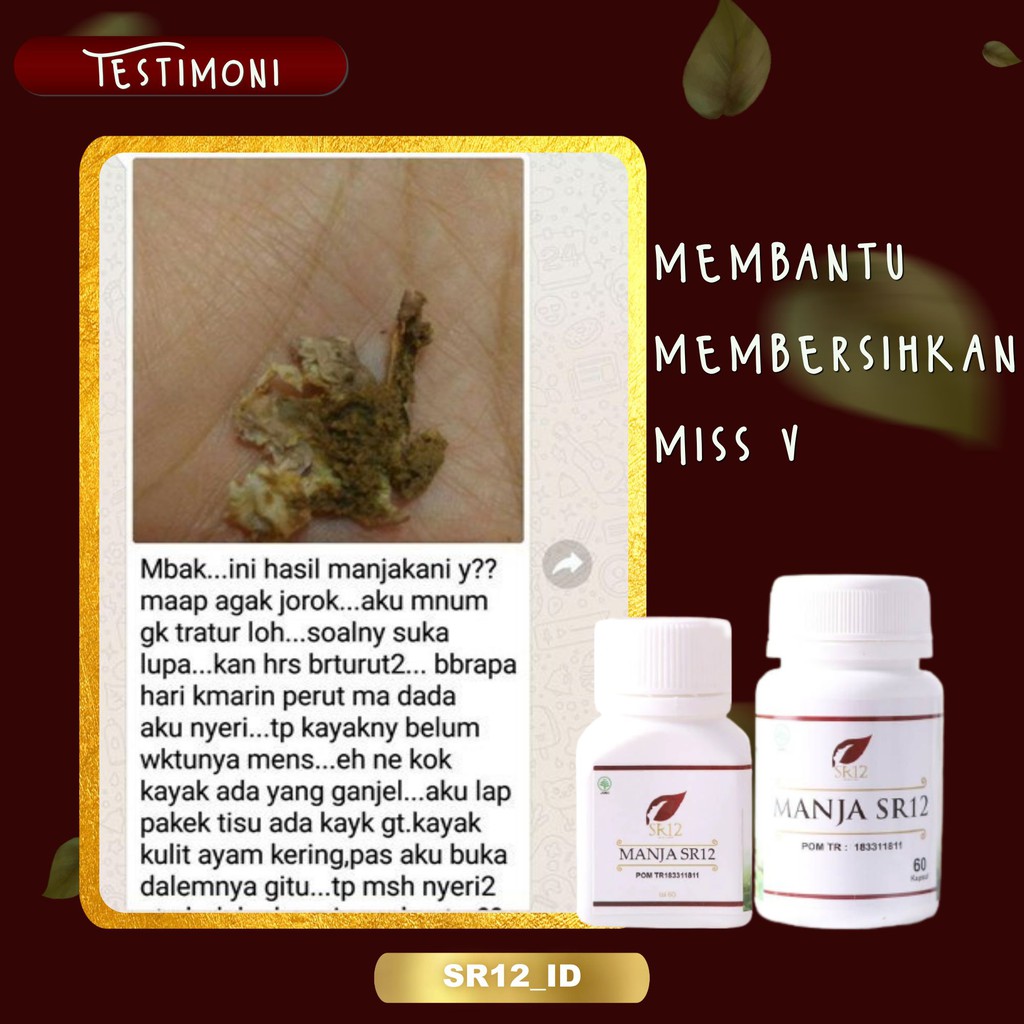 MANJAKANI SR12 / MANJA SR12 / OBAT KEPUTIHAN / PROMIL AMPUH