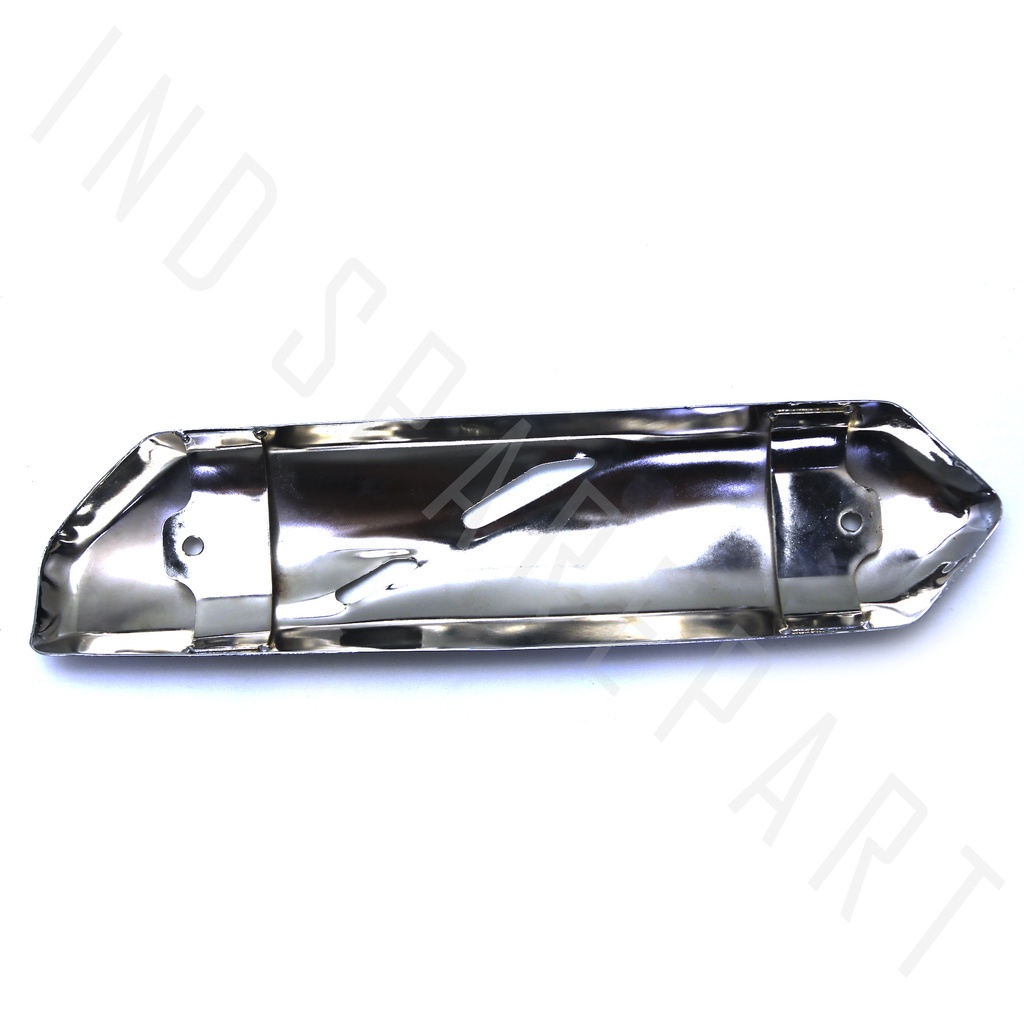 Cover Tutup-Penutup-Tameng Pelindung Knalpot-Kenalpot-Muffler Chrome Jupiter Z New 115 2010-2013