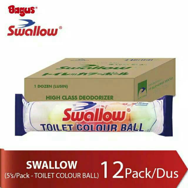 Flash Sale Swallow Toilet Color Ball 150gr Isi 5(12x) ezyKD9EIAKRYG5Z