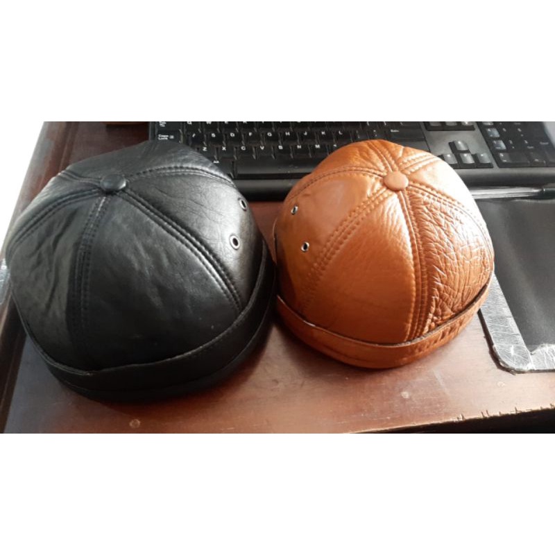 Peci kulit asli original / Peci Ibadah / Peci Kulit Full original asli