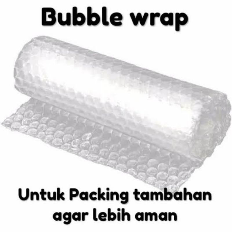

bubble wrap untuk tambahan paking