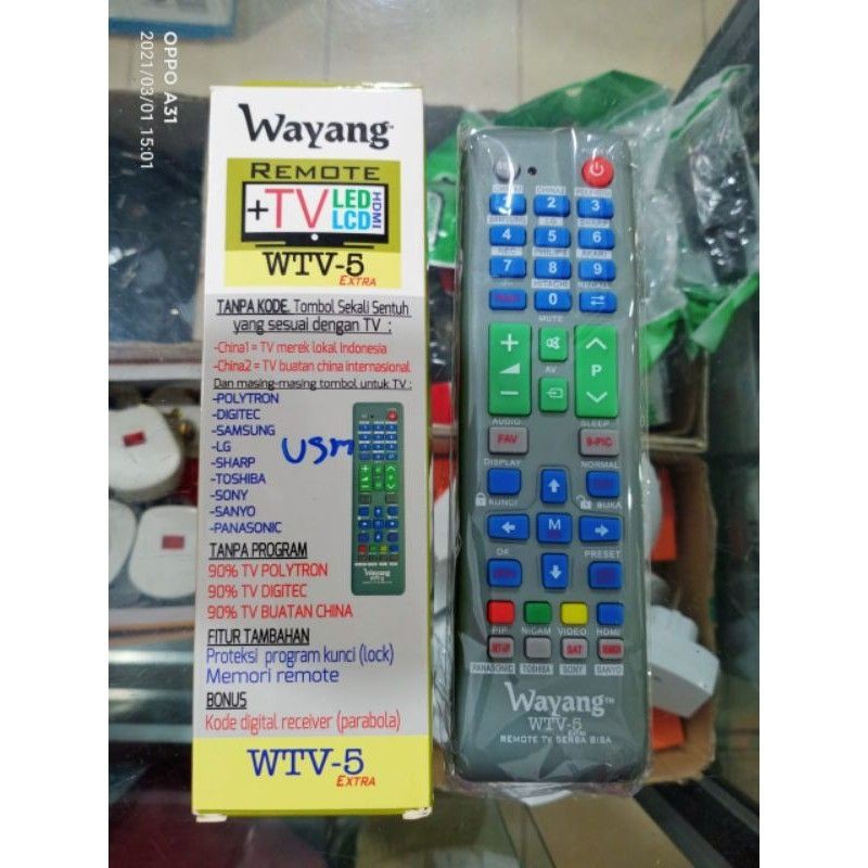 Remote TV Universal (Cocok untuk semua merk TV)