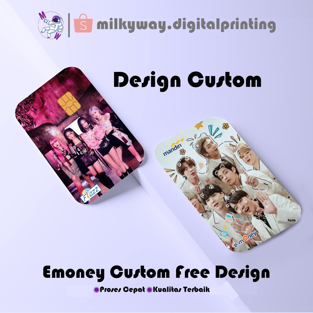 CUSTOM EMONEY/FLAZZ BTS PHOTOCARD/BANGTAN BOYS/BTS ARMY