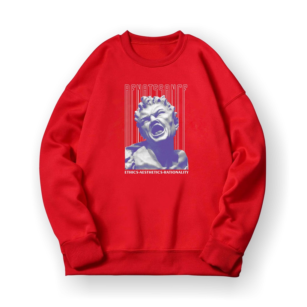 Statue Ethics Sweater Crewneck || Statue Ethics Basic Sweater Sz M - XL ( Pria &amp; Wanita )