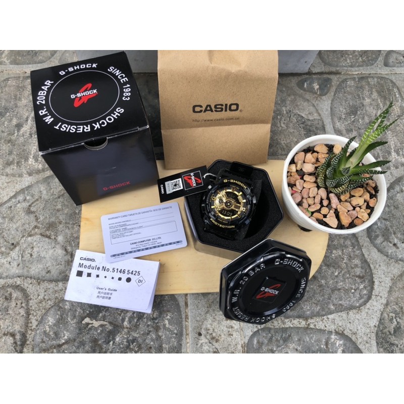 Jam Tangan Casio G-Shock Black Gold