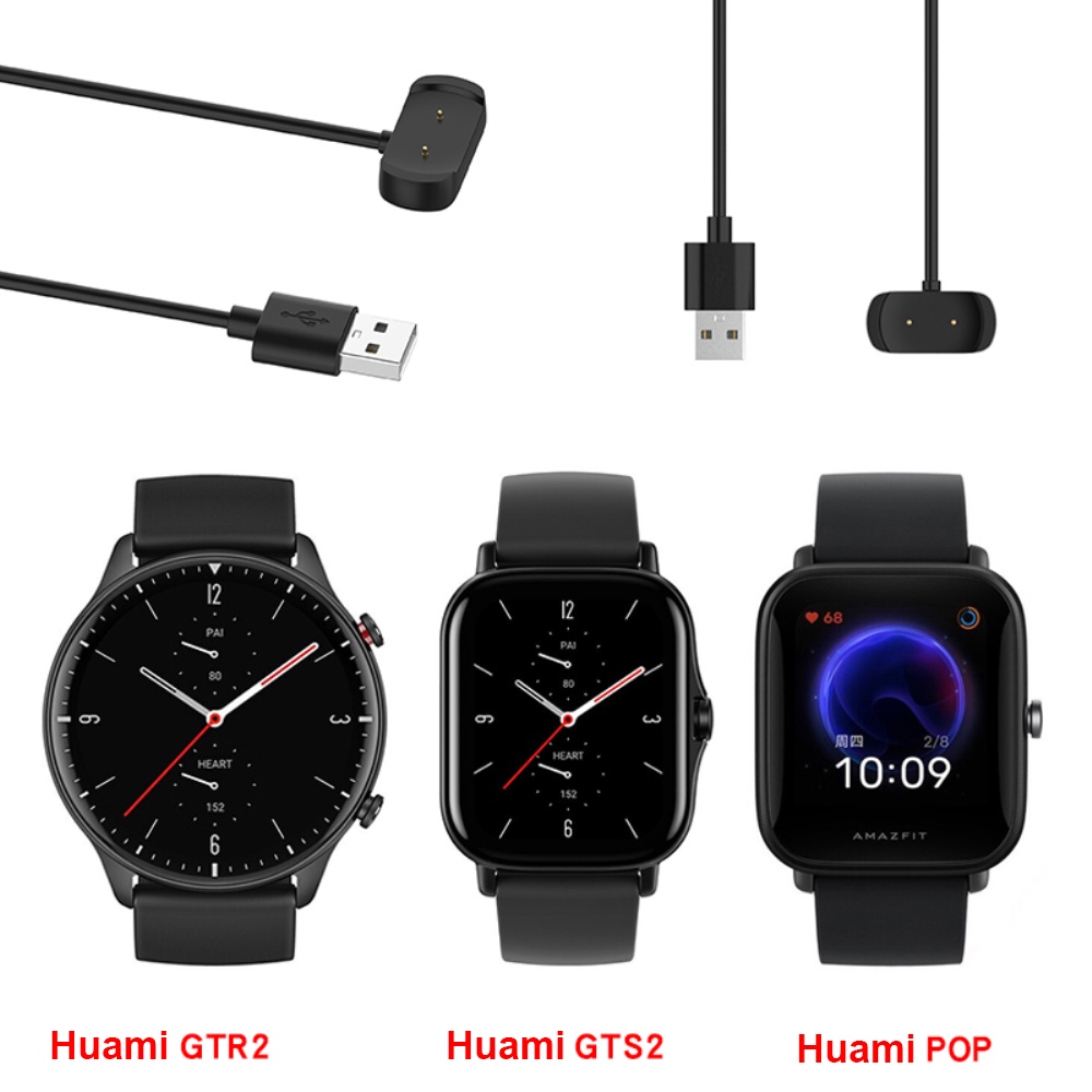 Kabel Charger Usb Untuk Xiaomi Huami Amazfit Watch Gtr 2 Gts 2