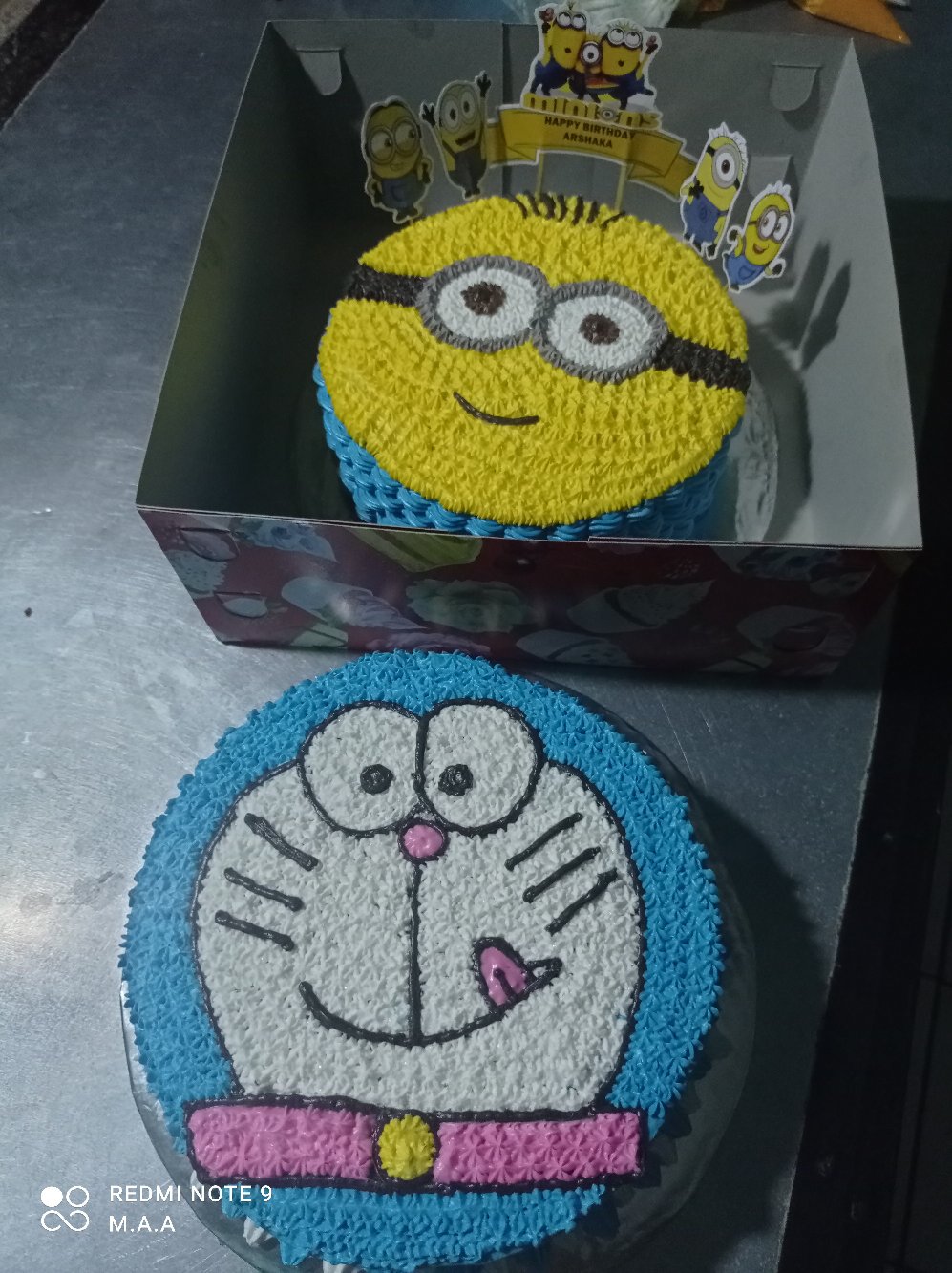 Topper Cake/cupcake Tambah Nama, Hiasan Kue Ulang Tahun, Motif Minion
