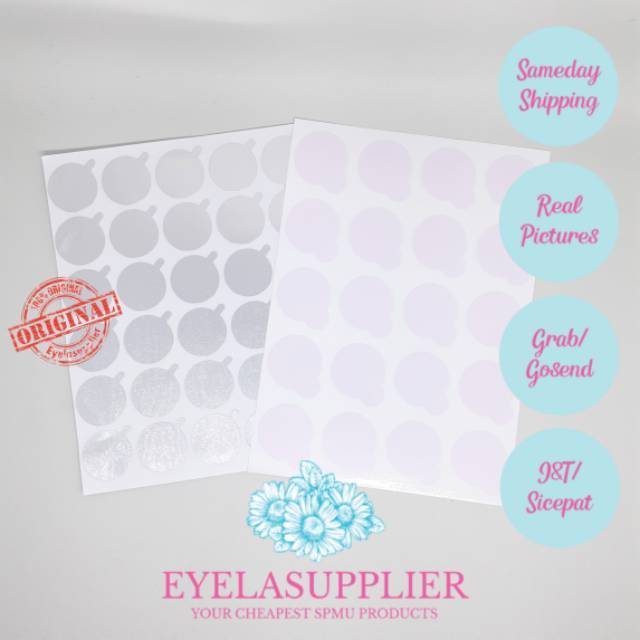 Sticker Cincin Lem Tinta Glue Ring Stiker Pallet eyelash extension