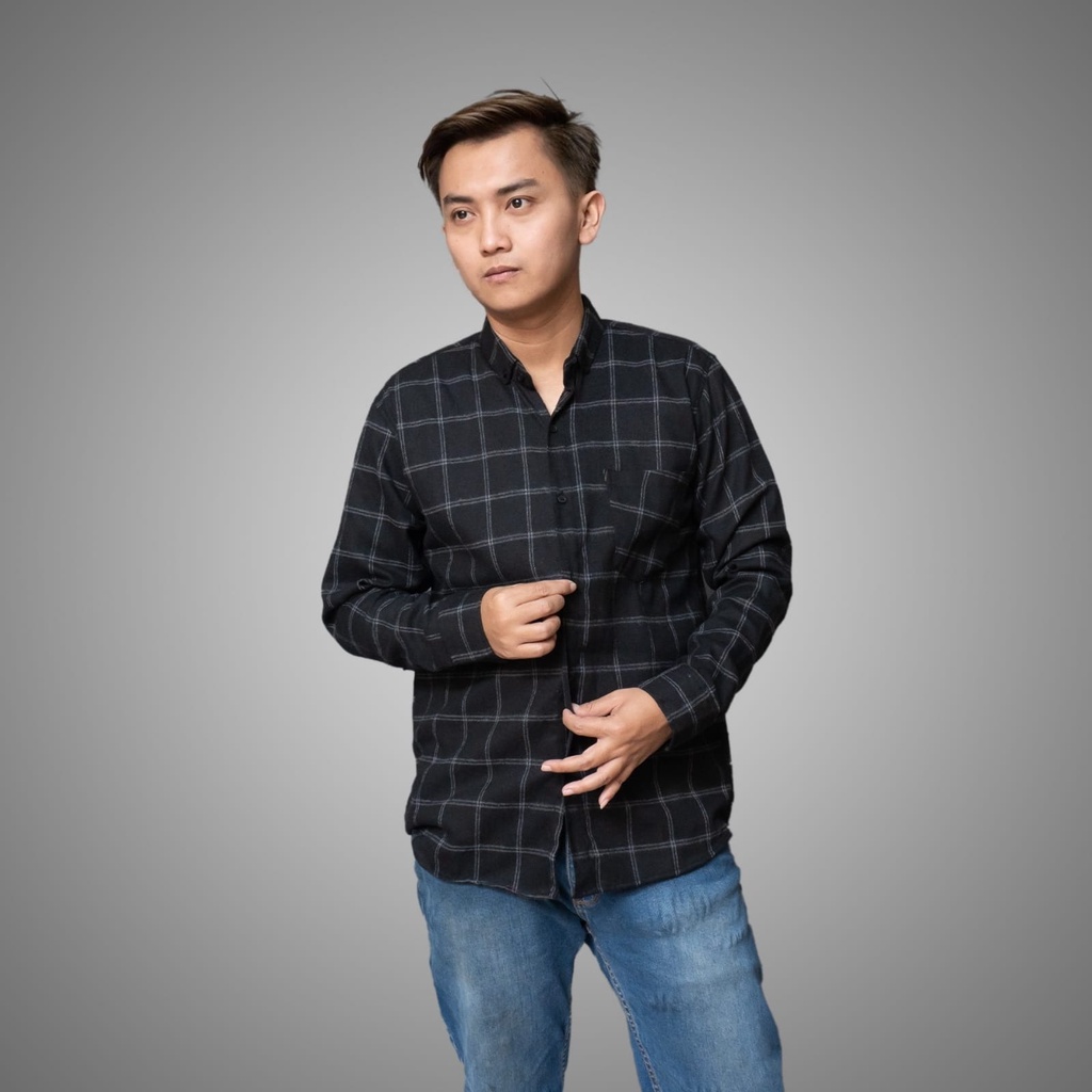 (PREMIUM) KEMEJA FLANEL PRIA / KEMEJA KOTAK /BAJU DISTRO BANDUNG ORIGINAL BULLSHIRT