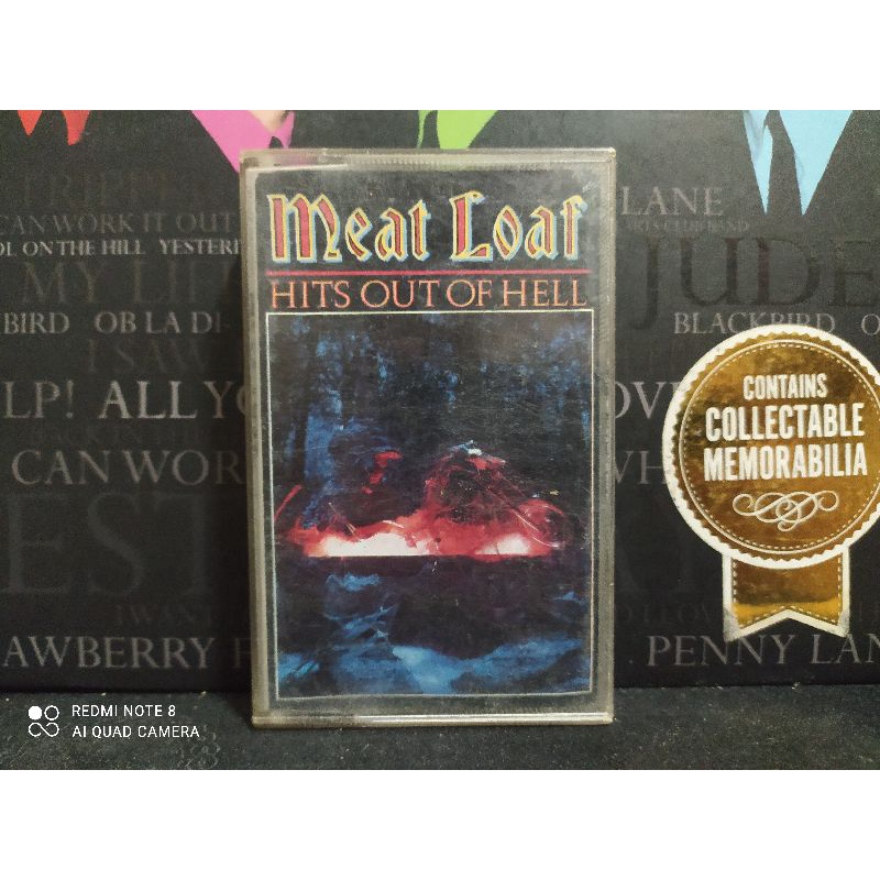Kaset Pita : Meat Loaf - HITS OUT OF HELL.