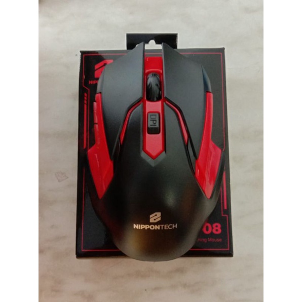 Mouse Wireless Nippontech M108 / Mouse Gaming Wireless Nippontech M108 Tombol ON OFF