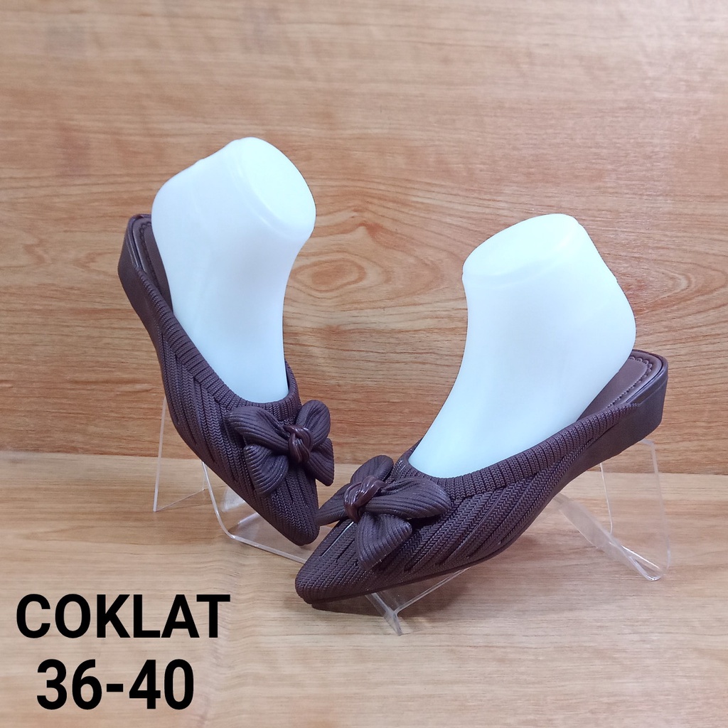 (COD) Sepatu Sandal Selop Pita Santai Jelly Wanita Porto DTA-1