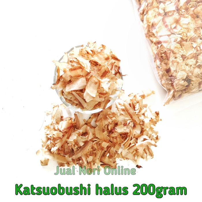 

ABON- KATSUOBUSHI @200GRAM LOKAL HALUS - IKAN CAKALANG ASAP SERUT, TAKOYAKI -MAKANAN-KERING.