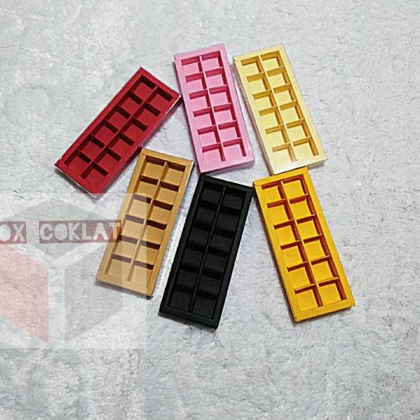 

READY STOCK!!!! Box Coklat Sekat 12 (6x2) SDH JADI / Kotak Coklat Sekat 12