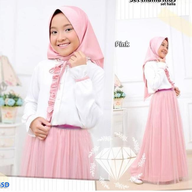 Wow Murah Meriah Baju Gamis  Muslim Anak Katun Kaos  Adem  