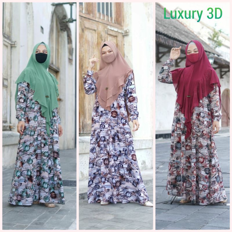 GAMIS LUXURY 3D 02 ORI SEKARARUM FASHION