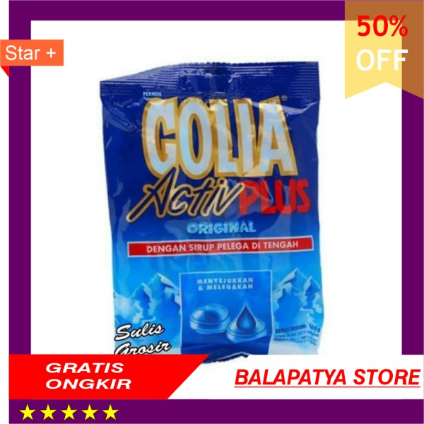 

BEST SELLER !!! Permen Golia Activ Plus Original 105gr