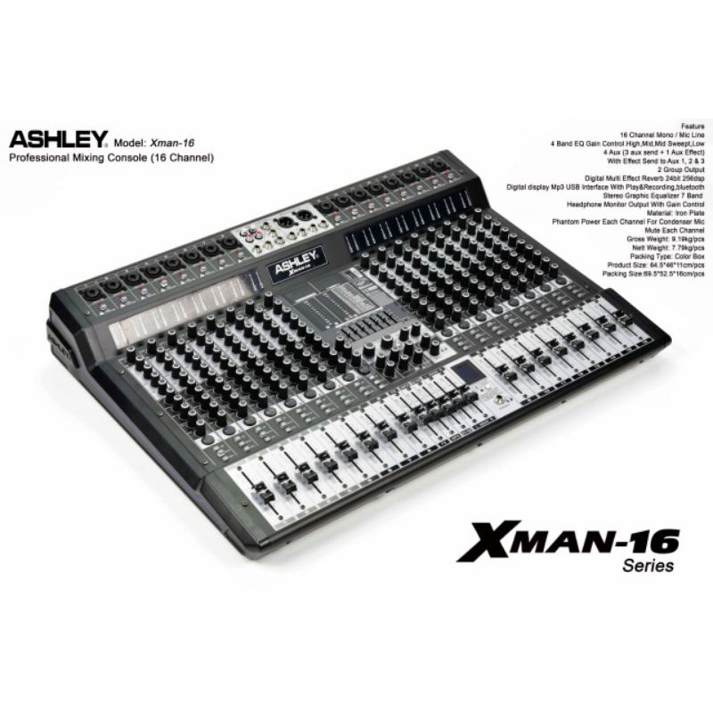 ASHLEY Xman-16Mixer 16 Original