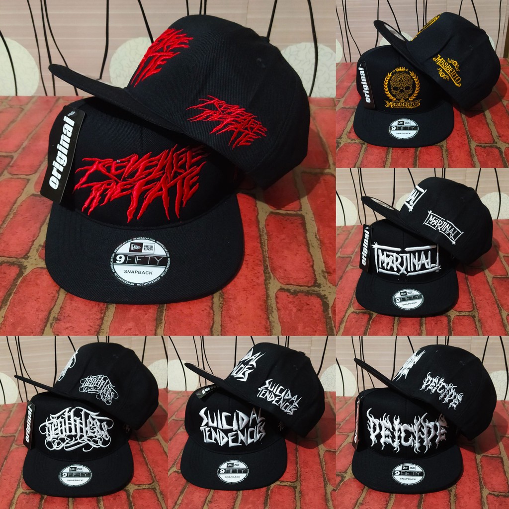 TOPI METAL Snapback Bordir Snapback musik Snapback metal Snapback Distro