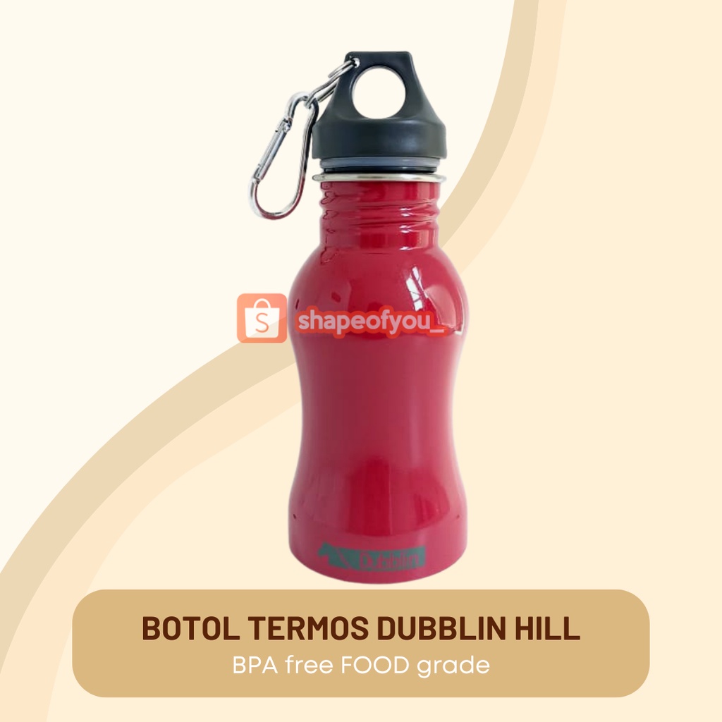 Botol Minum Anak Sekolah Termos Stainless Steel Tumblr 350ml Dubblin H